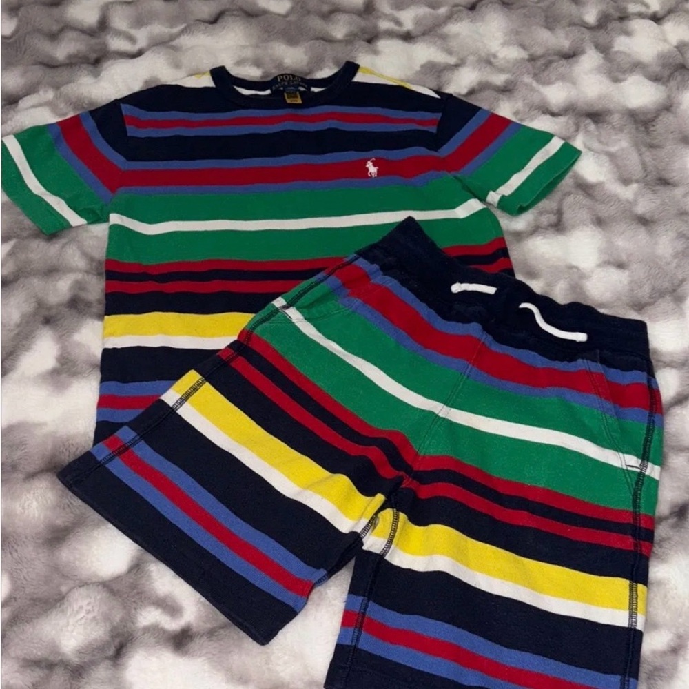 Ralph Lauren Polo Striped Shirt & Short set